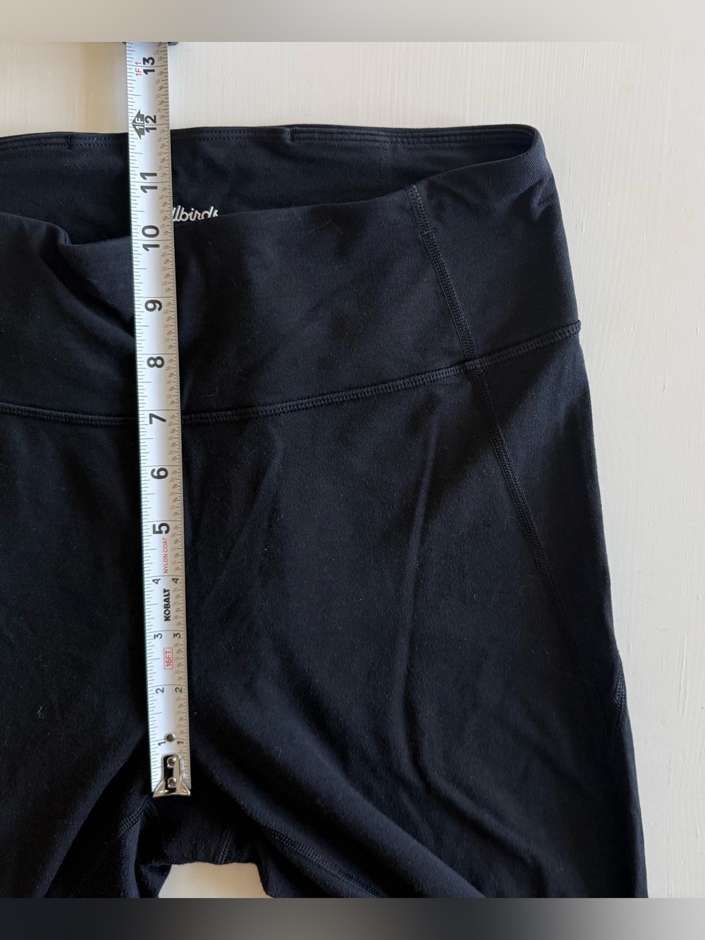 Allbirds Women's High Rise Active black Leggings Medium - Picture 4 of 5